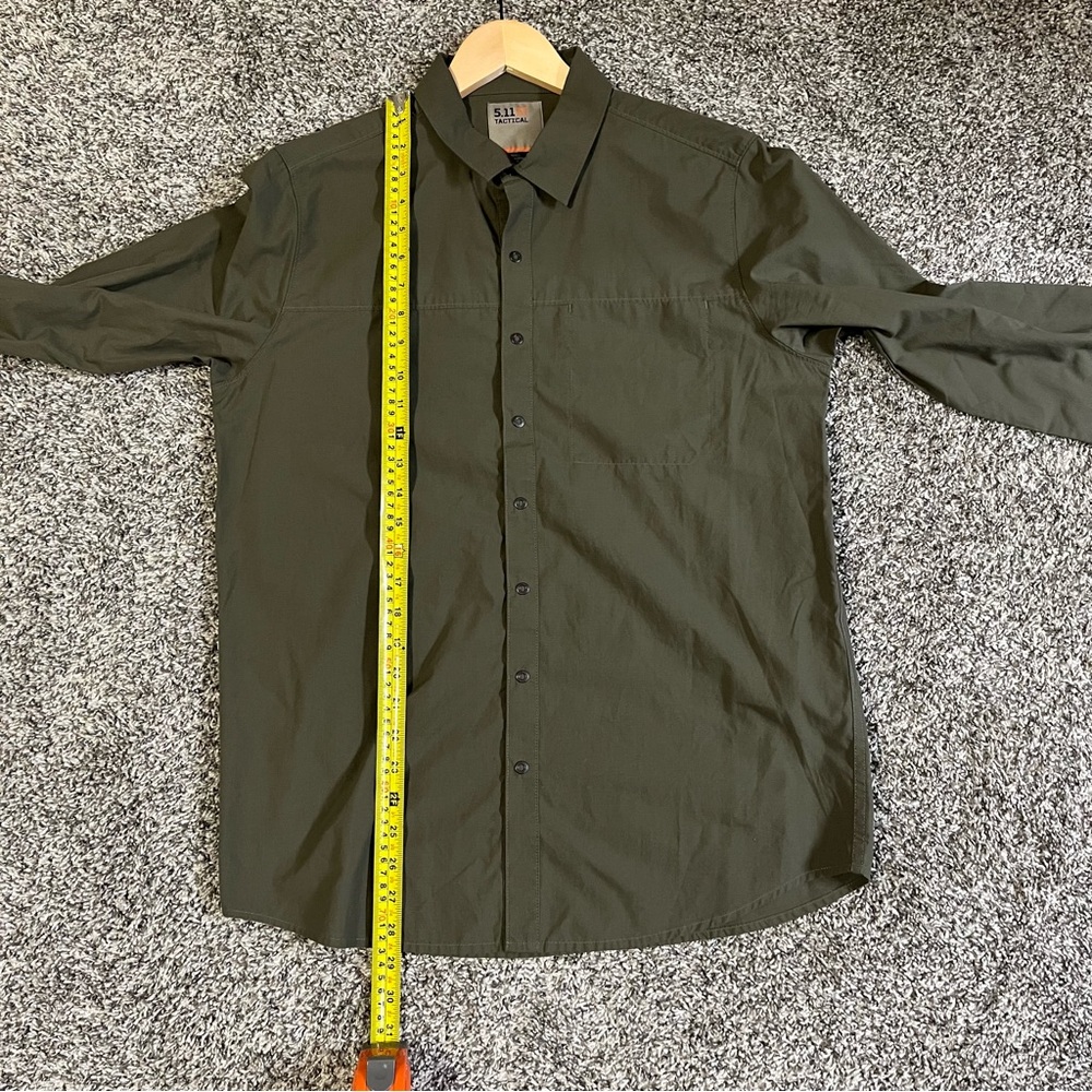 Green Button-Up Shirts - Picture 3 of 6